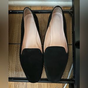 COPY - J. Crew black suede flats